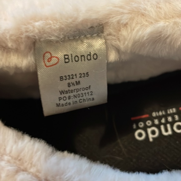 Blondo Waterproof suede slip-ons with sheerling lining, slippers & shoes! NWOT - Picture 3 of 4